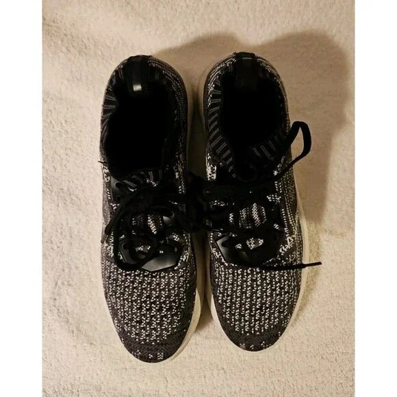 Aldo Women's Black Knit Walking Sneakers Size 7 - Picture 2 of 10